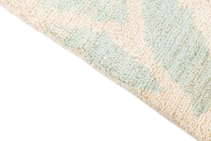 Detail image of 2' 6 x 6' Hand Knotted Moroccan Wool Runner Rug