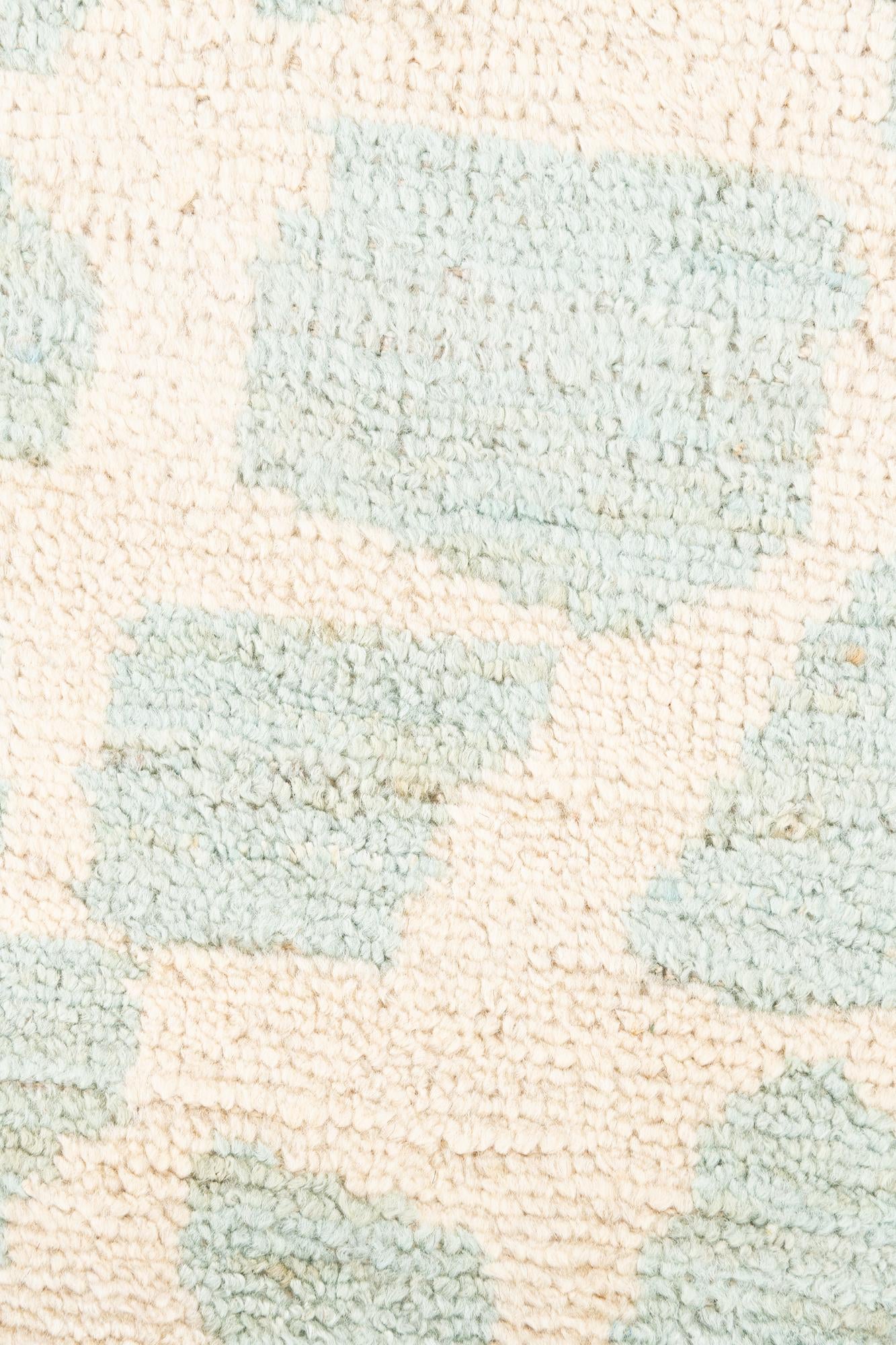 2' 6 x 6' Hand Knotted Moroccan Wool Runner Rug