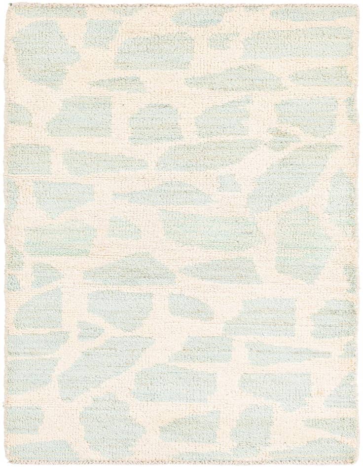 Detail image of 2' 6 x 6' Hand Knotted Moroccan Wool Runner Rug