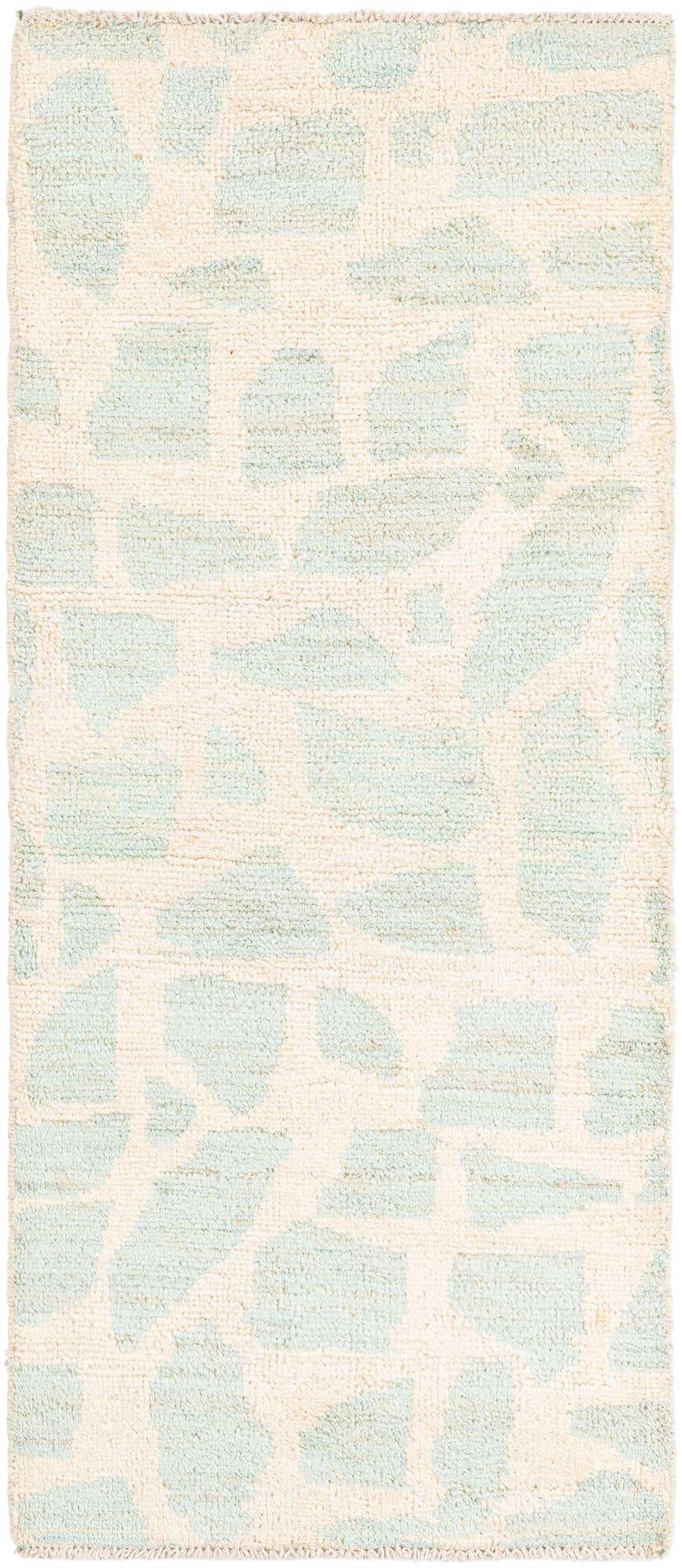2' 6 x 6' Hand Knotted Moroccan Wool Runner Rug