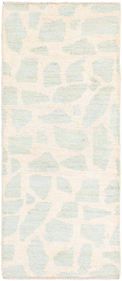 Detail image of 2' 6 x 6' Hand Knotted Moroccan Wool Runner Rug