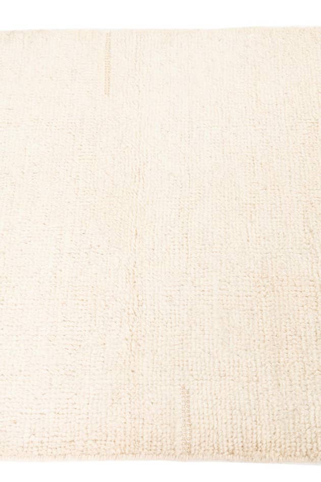 Detail image of 2' 7 x 6' 1 Hand Knotted Moroccan Wool Runner Rug