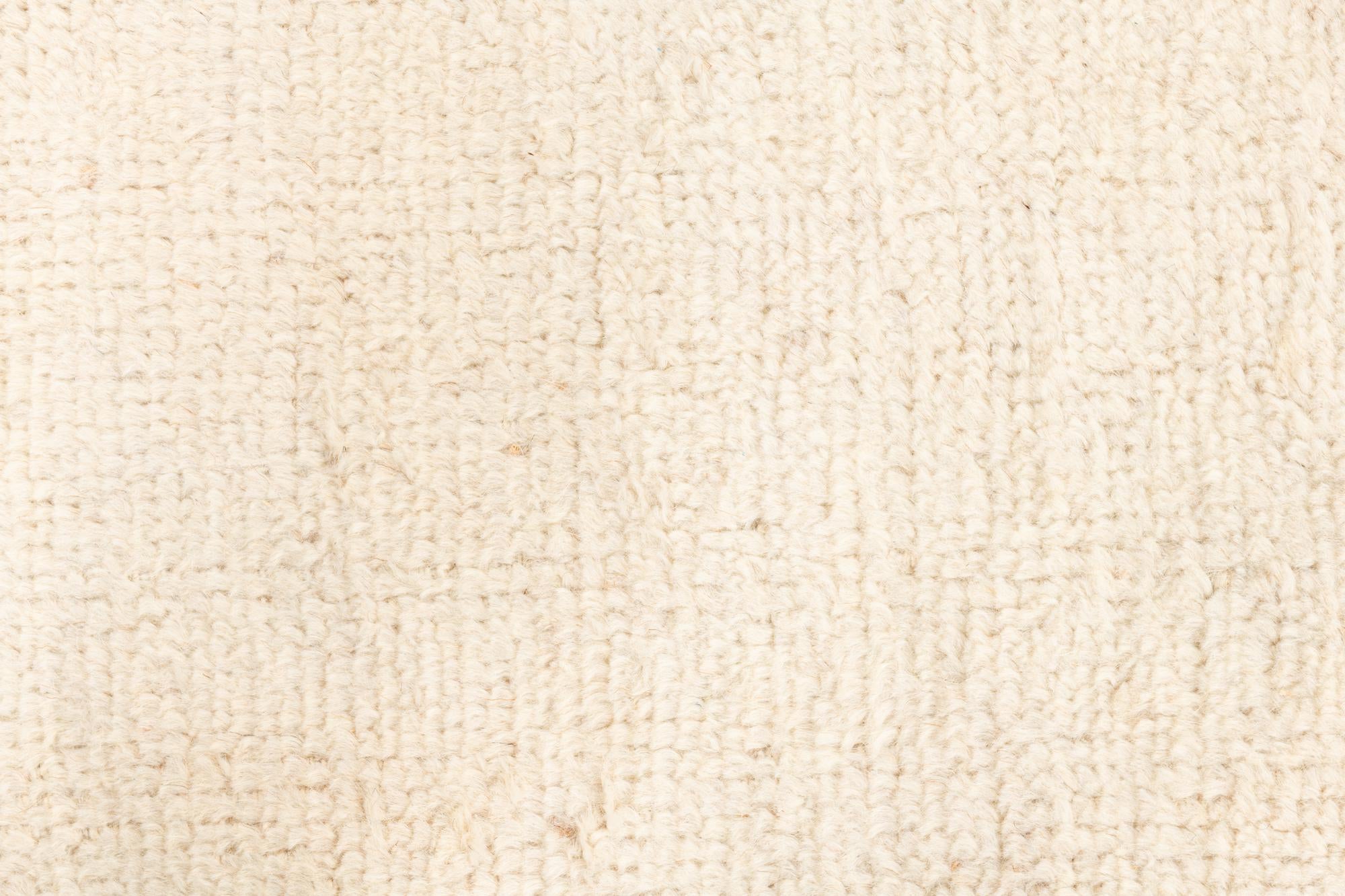 2' 7 x 6' 1 Hand Knotted Moroccan Wool Runner Rug
