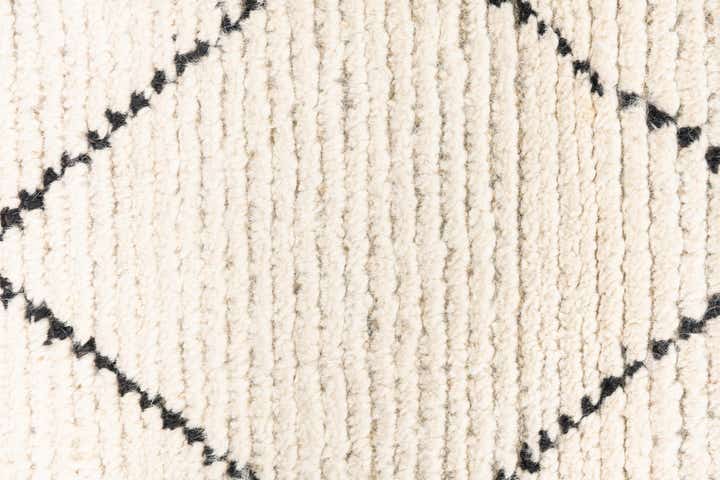 2' 4 x 8' 5 Hand Knotted Moroccan Wool Runner Rug