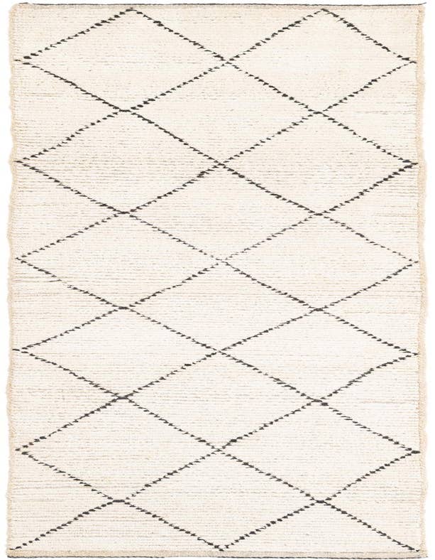 Detail image of 2' 4 x 8' 5 Hand Knotted Moroccan Wool Runner Rug