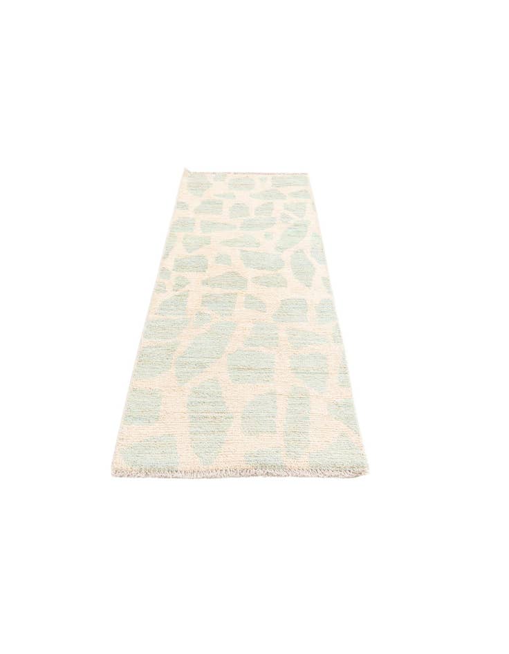 Detail image of 2' 6 x 6' Hand Knotted Moroccan Wool Runner Rug