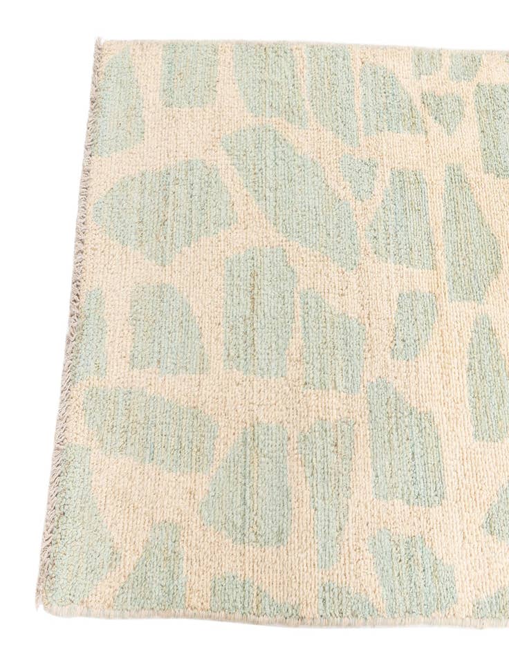 Detail image of 2' 6 x 6' Hand Knotted Moroccan Wool Runner Rug