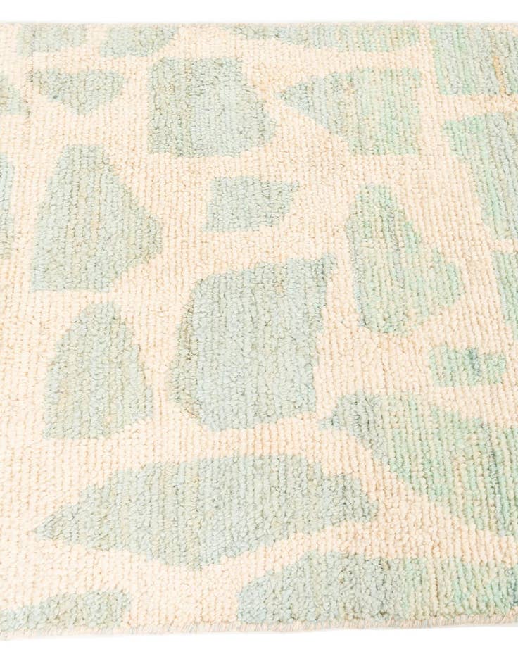 Detail image of 2' 6 x 6' Hand Knotted Moroccan Wool Runner Rug