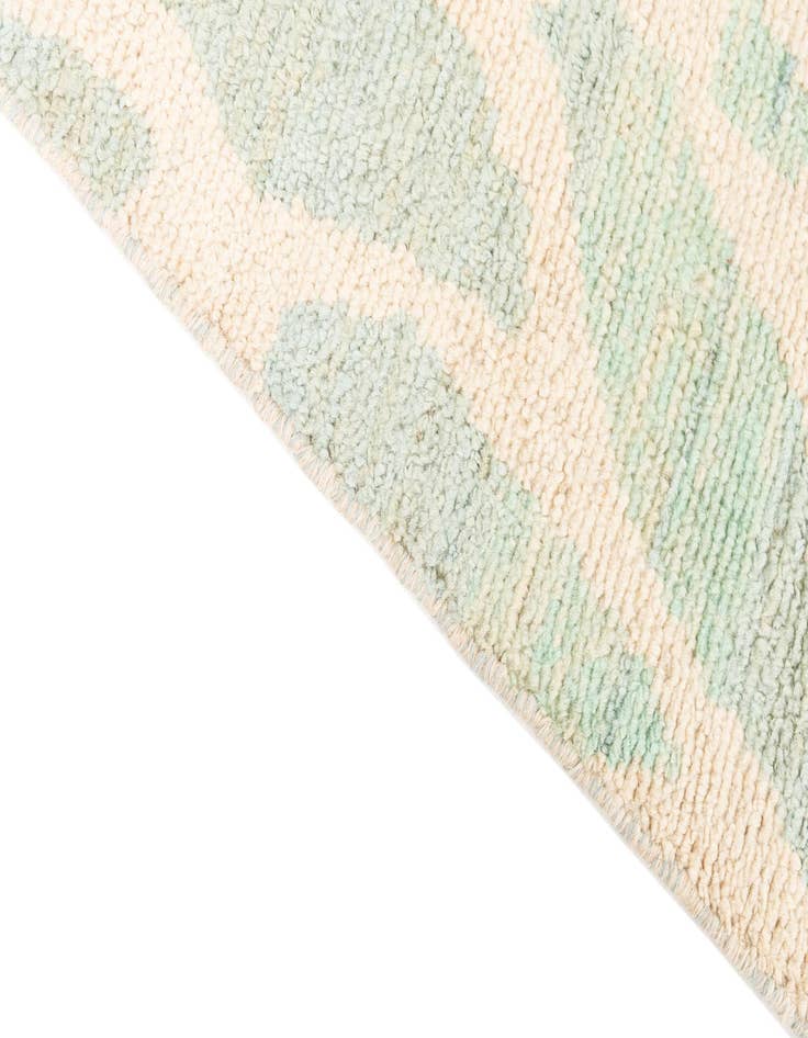 Detail image of 2' 6 x 6' Hand Knotted Moroccan Wool Runner Rug