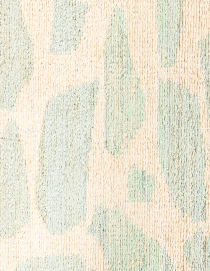 Detail image of 2' 6 x 6' Hand Knotted Moroccan Wool Runner Rug