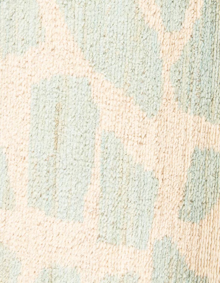 Detail image of 2' 6 x 6' Hand Knotted Moroccan Wool Runner Rug