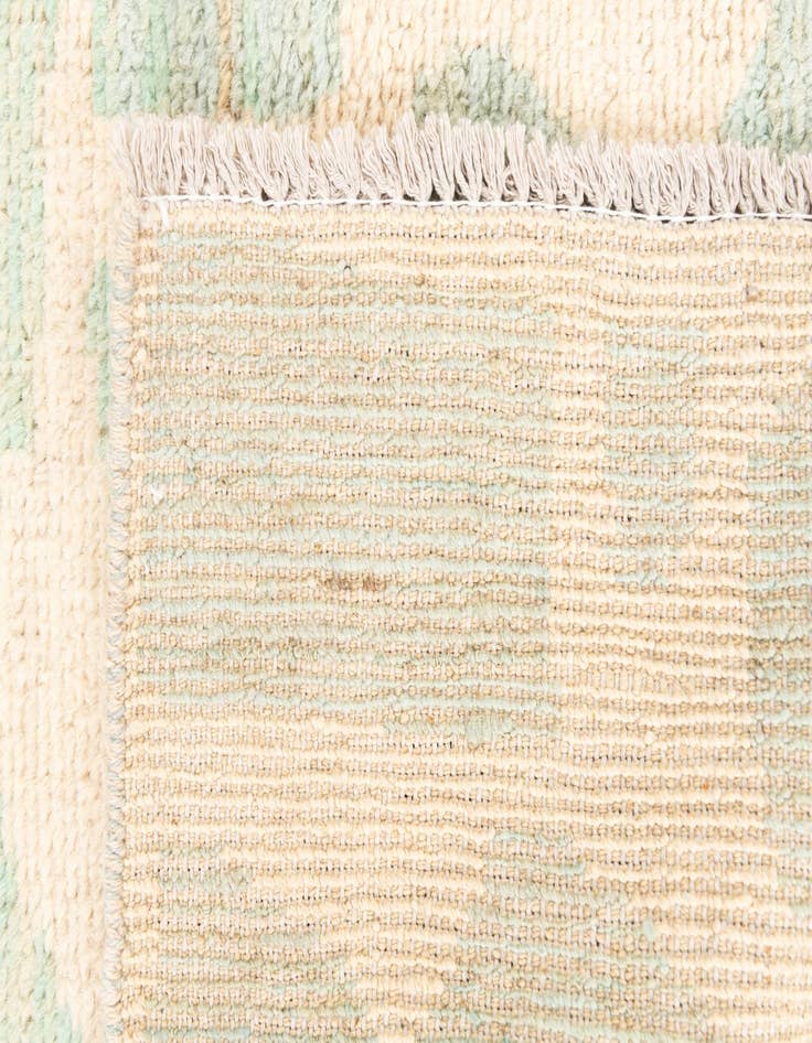 Detail image of 2' 6 x 6' Hand Knotted Moroccan Wool Runner Rug