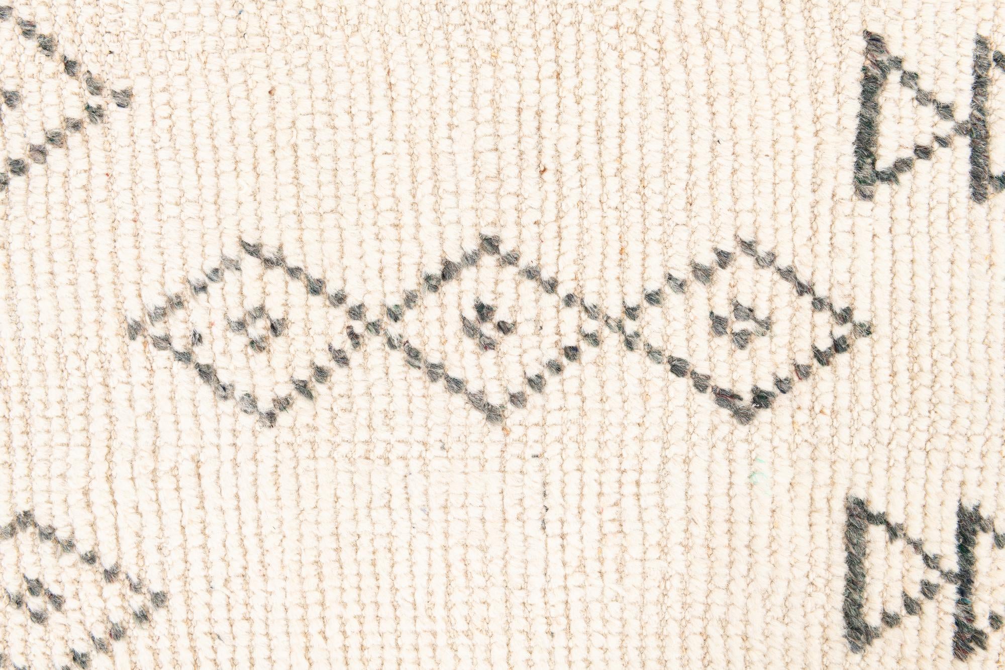5' x 16' 8 Hand Knotted Moroccan Wool Runner Rug