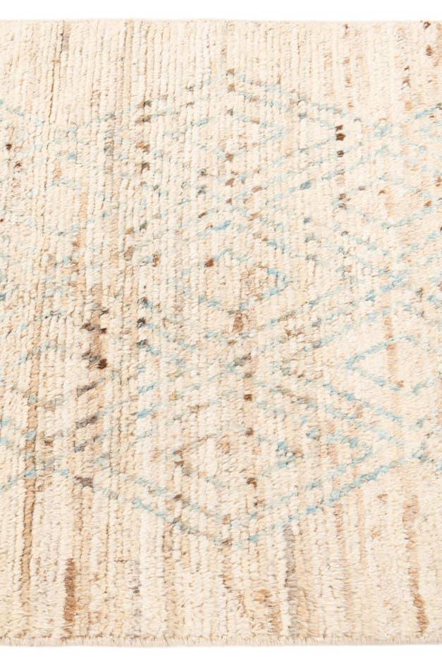 Detail image of 3' 1 x 16' Hand Knotted Moroccan Wool Runner Rug