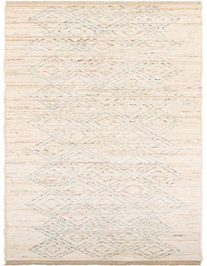 Detail image of 3' 1 x 16' Hand Knotted Moroccan Wool Runner Rug