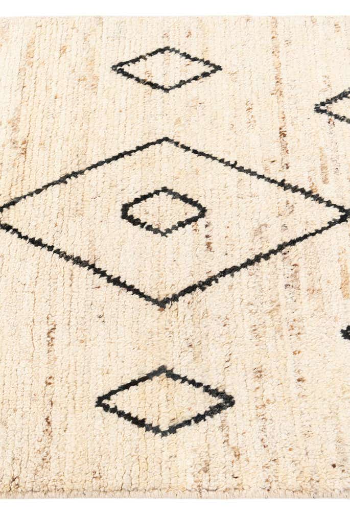 3' 2 x 16' 4 Hand Knotted Moroccan Wool Runner Rug