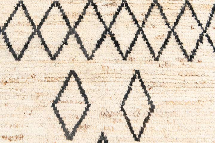 3' 2 x 16' 4 Hand Knotted Moroccan Wool Runner Rug