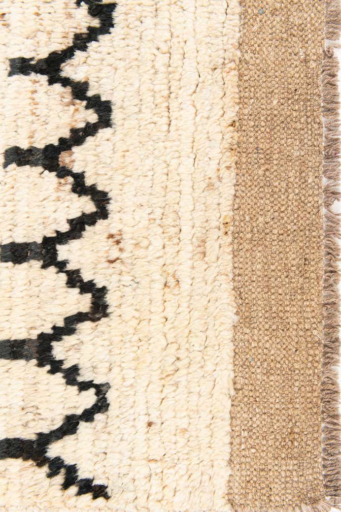 3' 2 x 16' 4 Hand Knotted Moroccan Wool Runner Rug