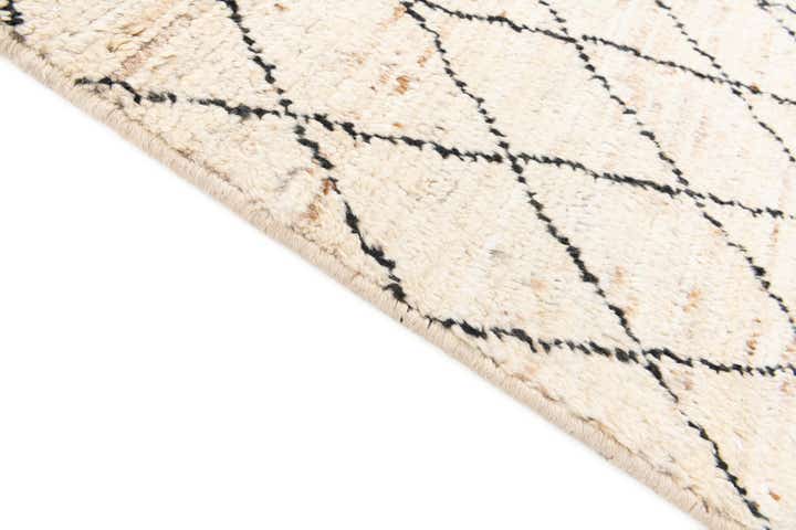 3' 2 x 15' 10 Hand Knotted Moroccan Wool Runner Rug