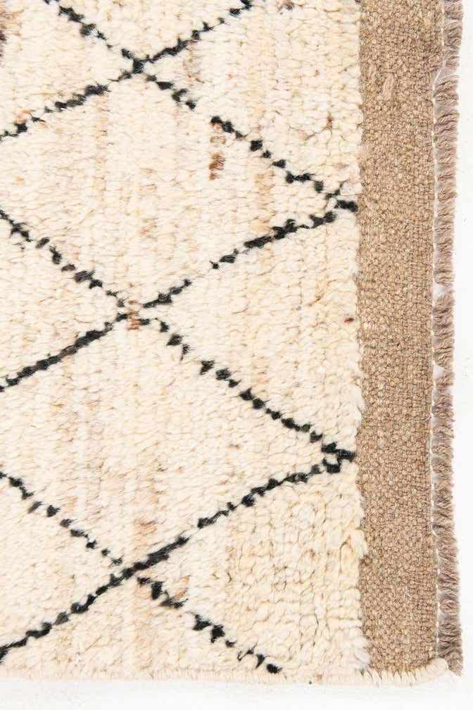 3' 2 x 15' 10 Hand Knotted Moroccan Wool Runner Rug
