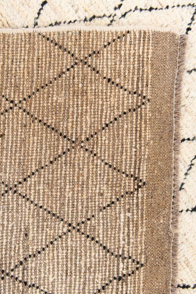 3' 2 x 15' 10 Hand Knotted Moroccan Wool Runner Rug