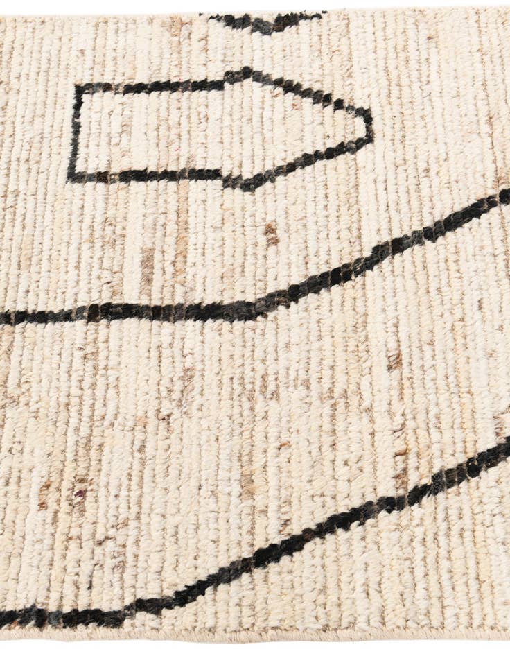 Detail image of 2' x 15' 3  Hand Knotted Moroccan Wool Runner Rug