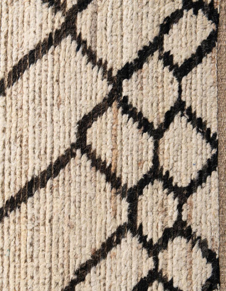 Detail image of 2' x 15' 3  Hand Knotted Moroccan Wool Runner Rug