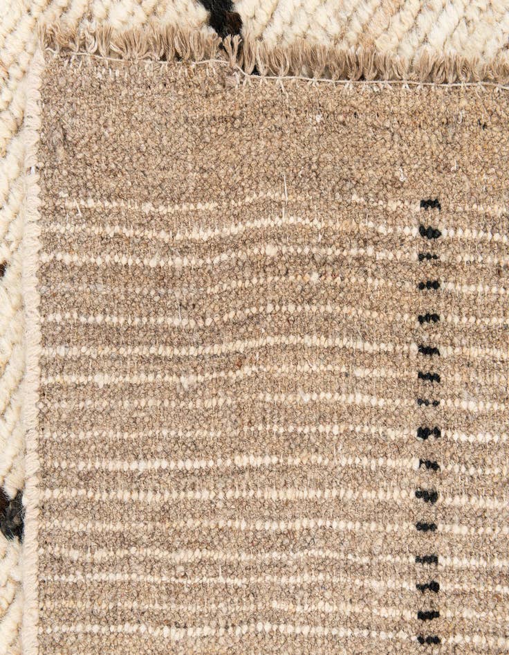 Detail image of 2' x 15' 3  Hand Knotted Moroccan Wool Runner Rug