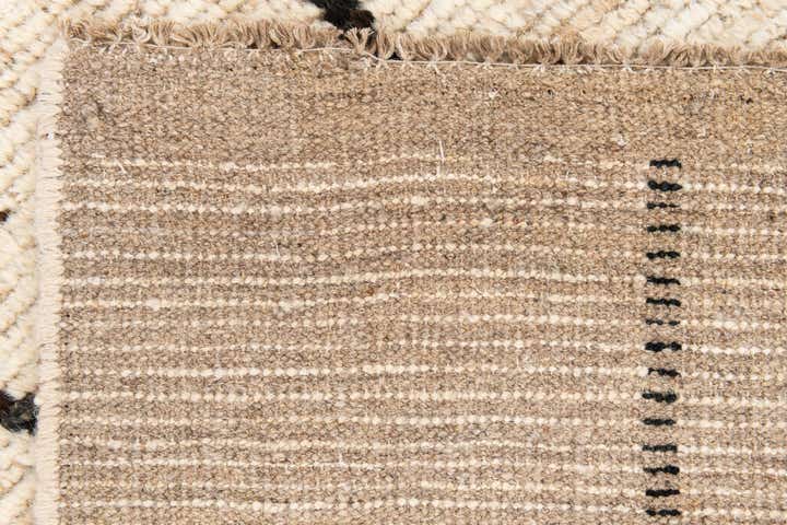 2' x 15' 3 Hand Knotted Moroccan Wool Runner Rug