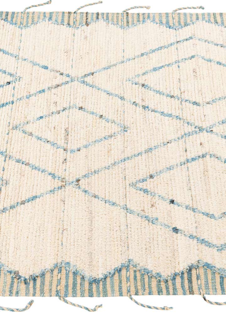 3' 7 x 13' Hand Knotted Moroccan Wool Runner Rug