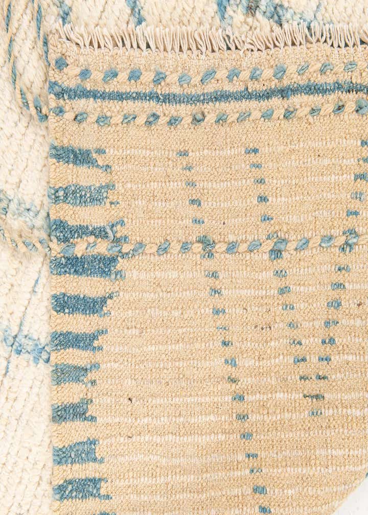 3' 7 x 13' Hand Knotted Moroccan Wool Runner Rug