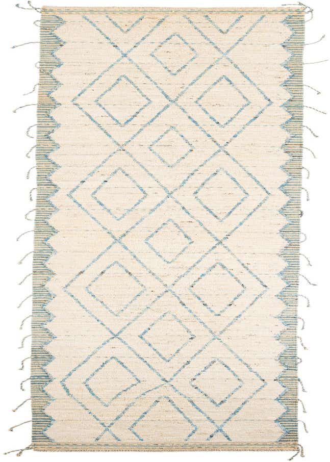 3' 7 x 13' Hand Knotted Moroccan Wool Runner Rug