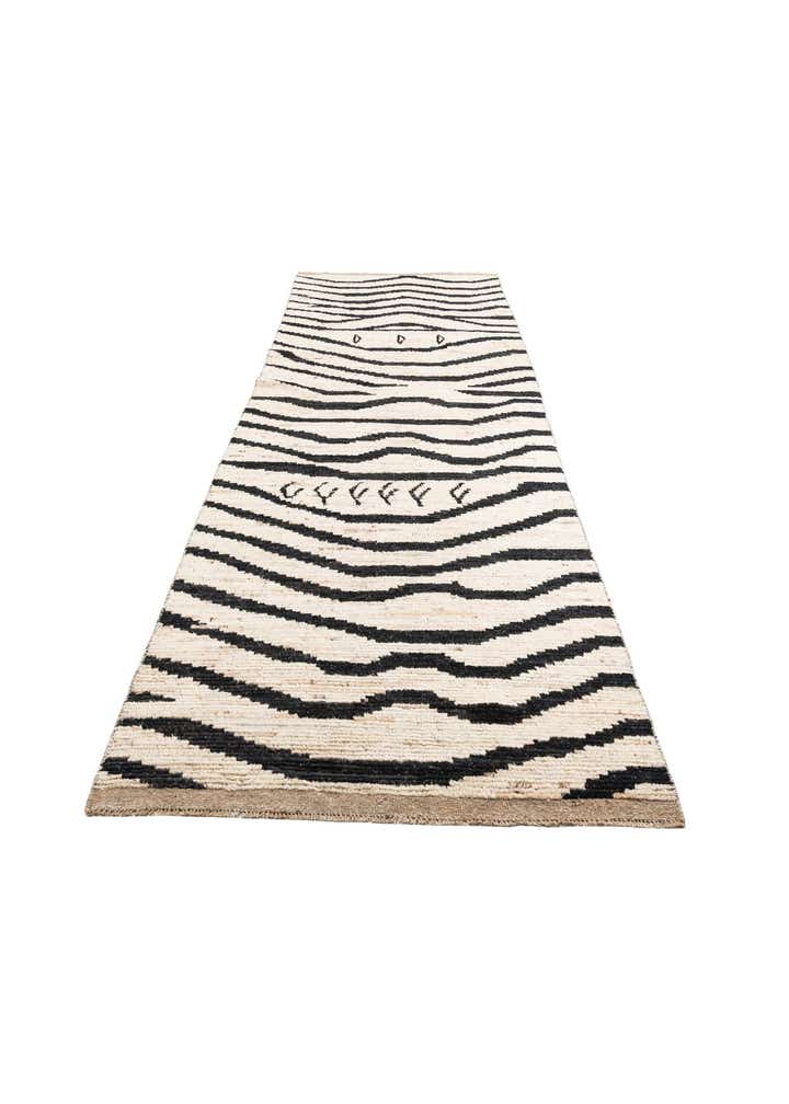 5' x 14' Hand Knotted Moroccan Wool Runner Rug