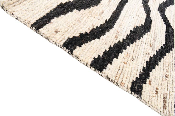 Detail image of 5' x 14' Hand Knotted Moroccan Wool Runner Rug