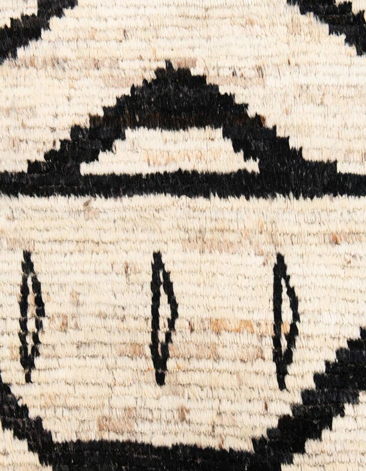 Detail image of 5' x 14'  Hand Knotted Moroccan Wool Runner Rug