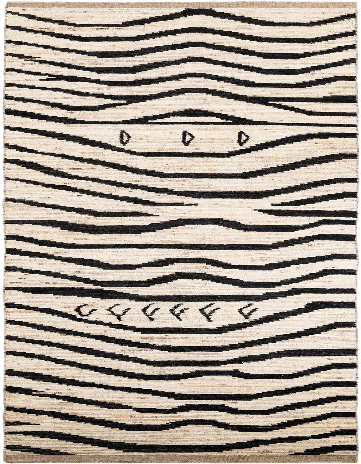 Detail image of 5' x 14' Hand Knotted Moroccan Wool Runner Rug