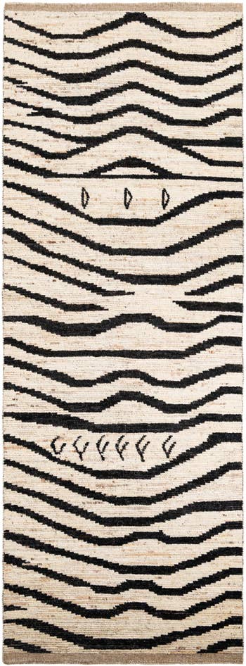 Detail image of 5' x 14' Hand Knotted Moroccan Wool Runner Rug