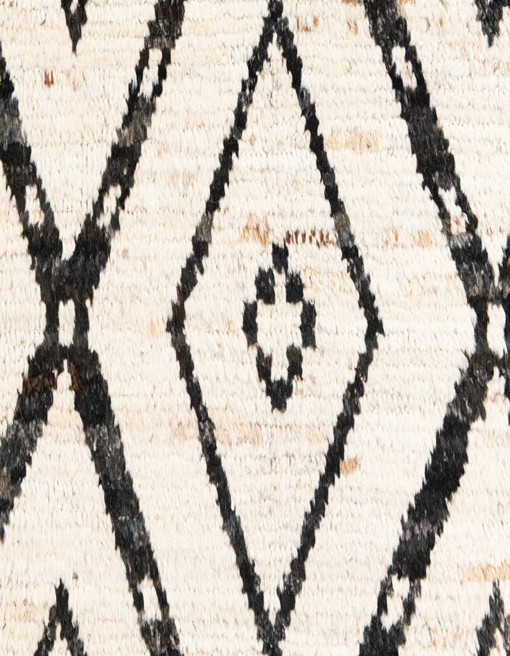 Detail image of 3' 5 x 12' 10  Hand Knotted Moroccan Wool Runner Rug