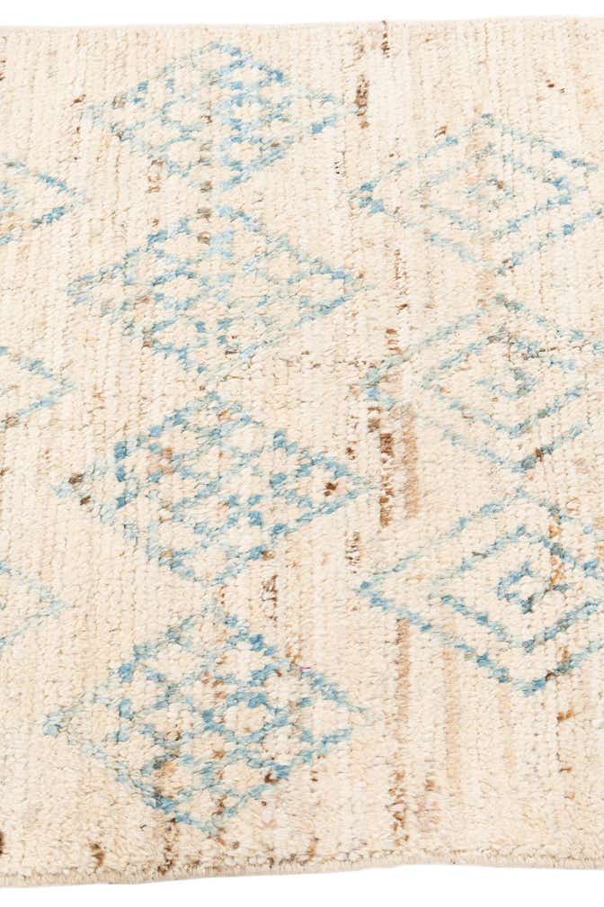 3' 1 x 15' 10 Hand Knotted Moroccan Wool Runner Rug