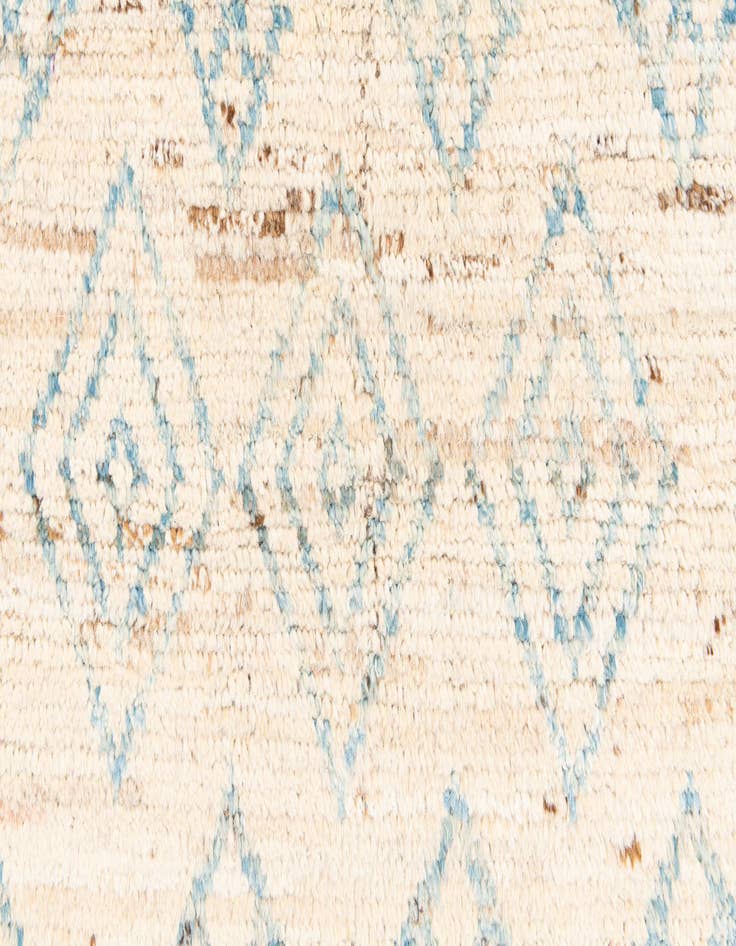 Detail image of 3' 1 x 15' 10  Hand Knotted Moroccan Wool Runner Rug