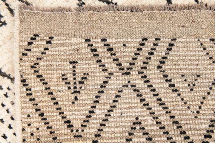 2' 9 x 13' 7 Hand Knotted Moroccan Wool Runner Rug