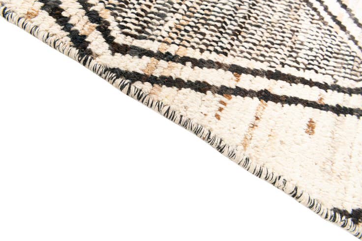 Detail image of 3' 5 x 12' 2 Hand Knotted Moroccan Wool Runner Rug