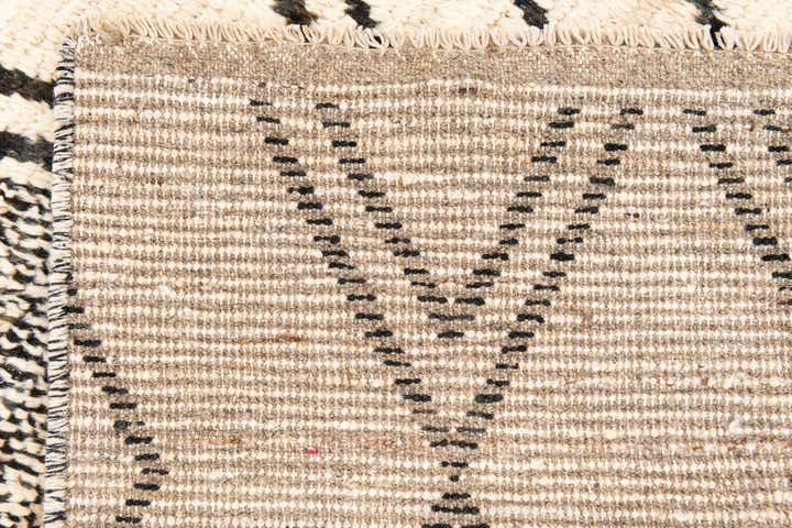 3' 5 x 12' 2 Hand Knotted Moroccan Wool Runner Rug