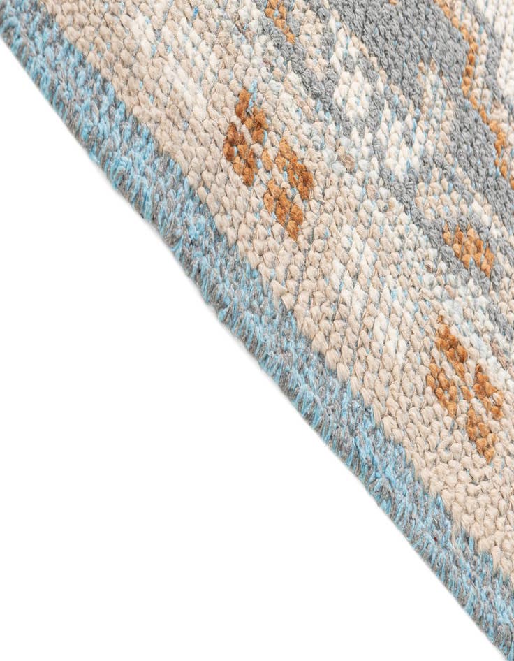 Detail image of 3' x 8' 8 Hand Knotted Moroccan Wool Runner Rug