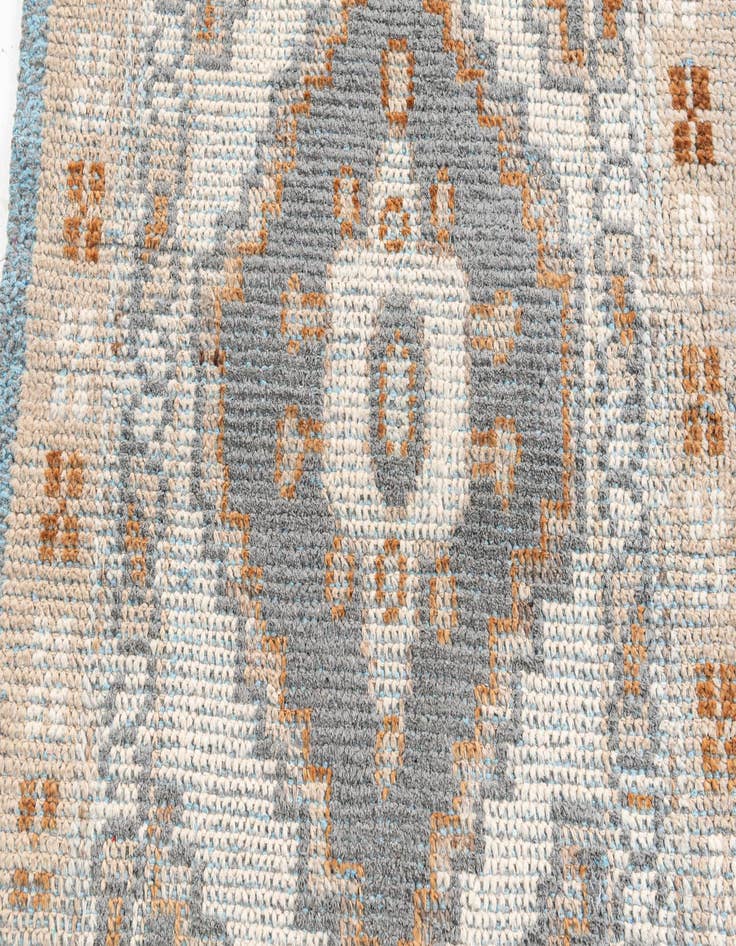 Detail image of 3' x 8' 8 Hand Knotted Moroccan Wool Runner Rug