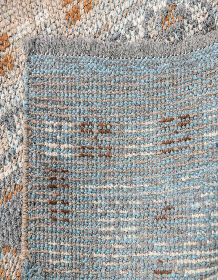 Detail image of 3' x 8' 8 Hand Knotted Moroccan Wool Runner Rug