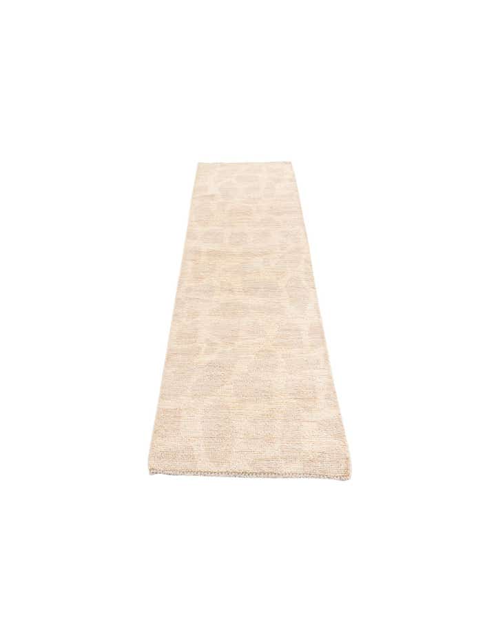 2' 8 x 8' 3 Hand Knotted Moroccan Wool Runner Rug