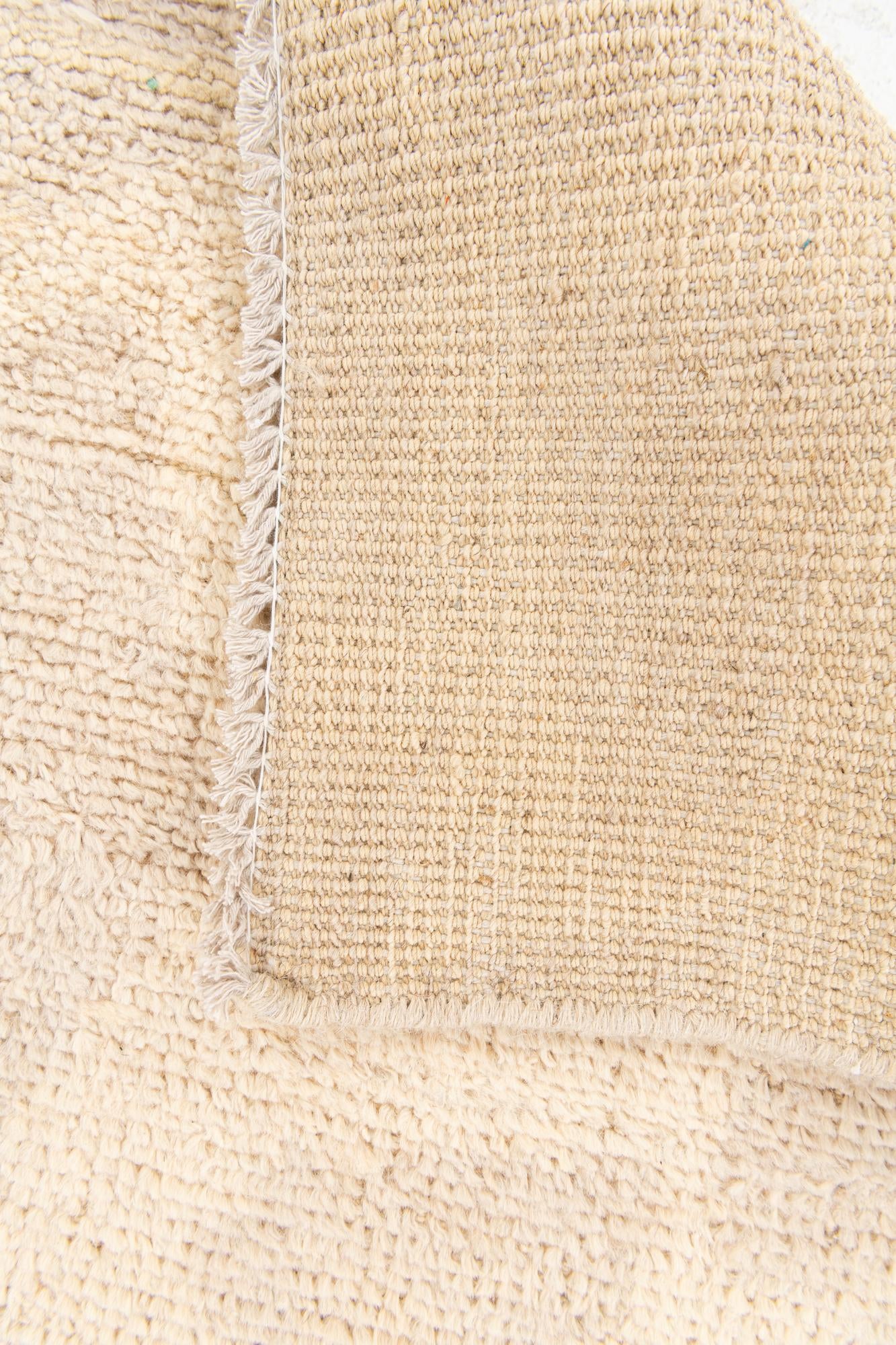 2' 8 x 8' 3 Hand Knotted Moroccan Wool Runner Rug