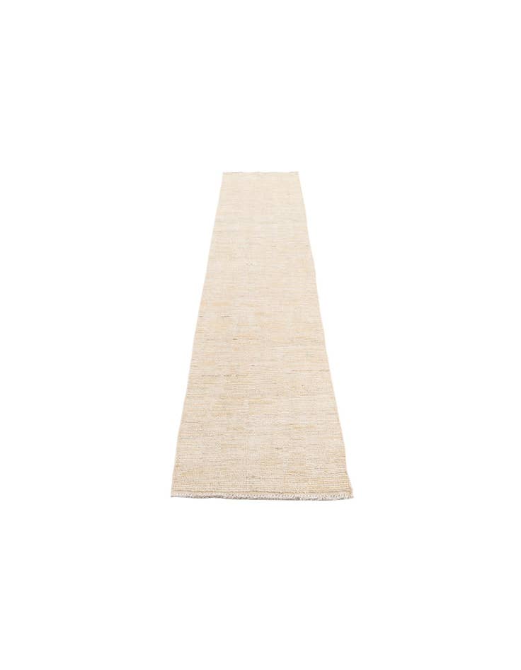 Detail image of 2' 7 x 10' 3 Hand Knotted Moroccan Wool Runner Rug