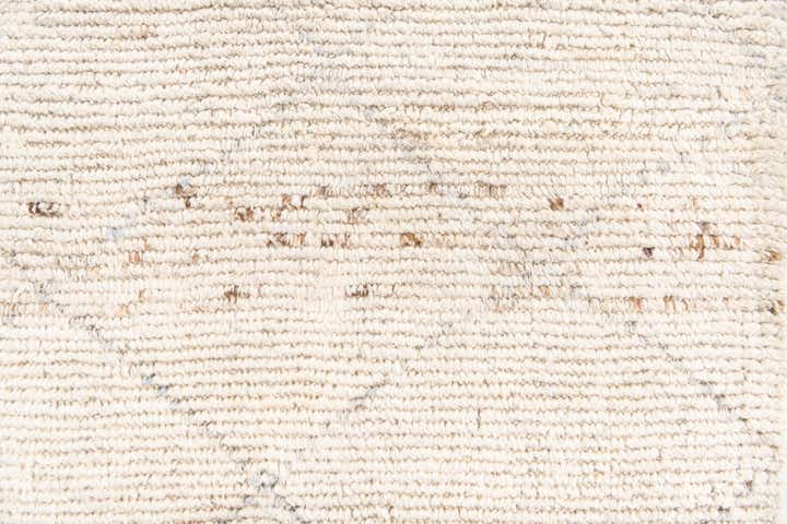 2' 8 x 7' 10 Hand Knotted Moroccan Wool Runner Rug